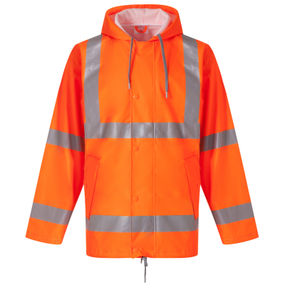 Hi-Vis Soft Flex Breathable Rain Jacket